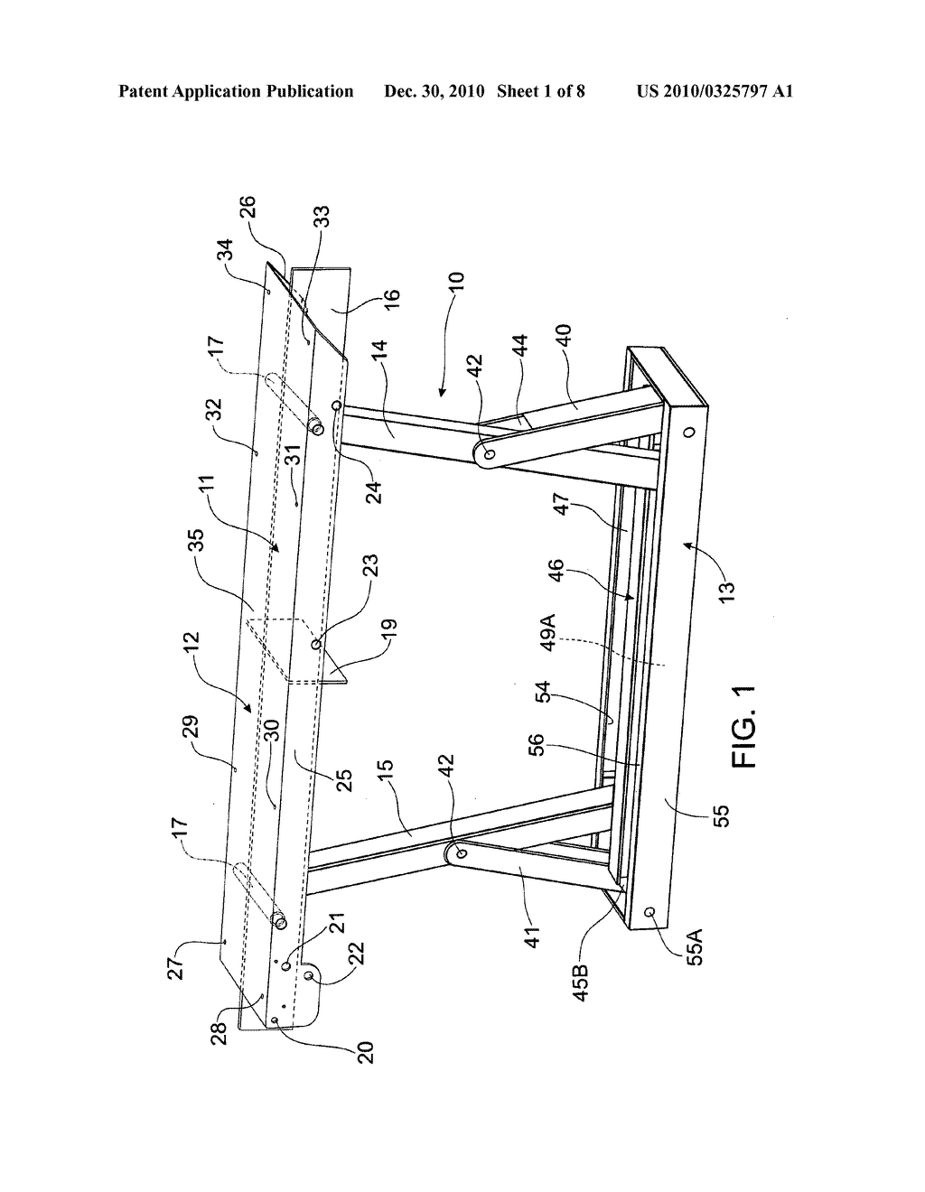 HEIGHT ADJUSTABLE SUPPORT ASSEMBLY - diagram, schematic, and image 02