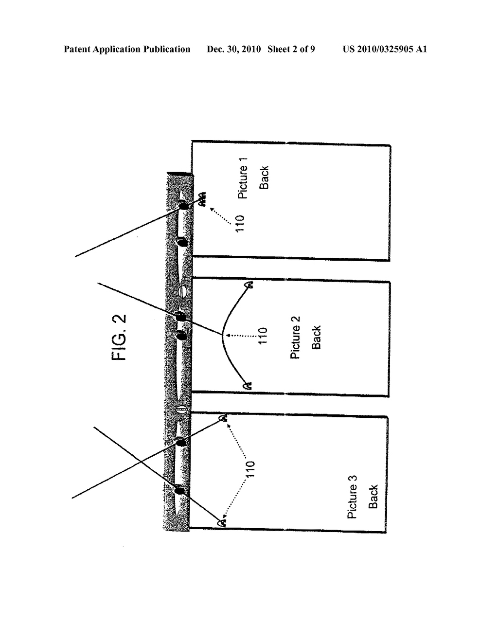 Picture Hanging, Positioning and Leveling Device - diagram, schematic, and image 03