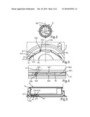 LAUNDRY DEFLECTOR DEVICE FOR A HOUSEHOLD APPLIANCE FOR ATTENDING TO ITEMS OF LAUNDRY, AND SUCH A HOUSEHOLD APPLIANCE diagram and image