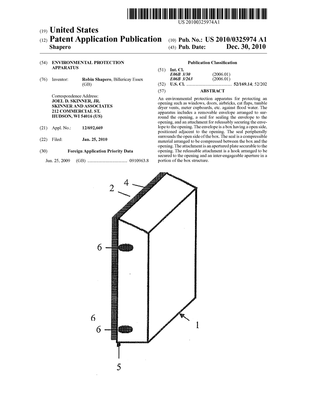 ENVIRONMENTAL PROTECTION APPARATUS - diagram, schematic, and image 01