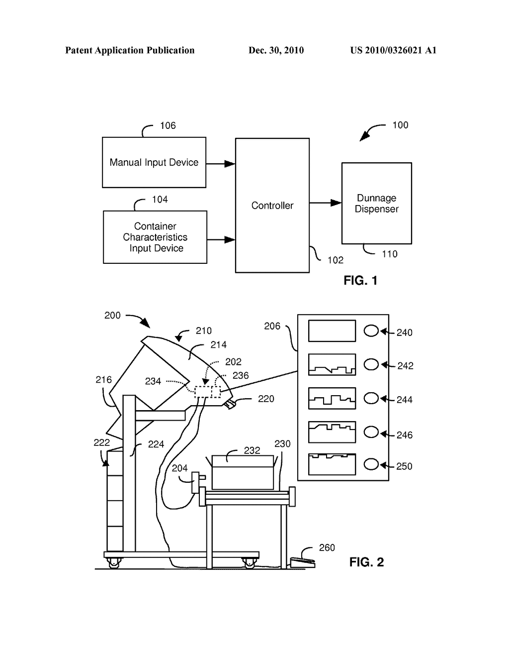 MANUALLY-ASSISTED VOID-FILL DUNNAGE DISPENSING SYSTEM AND METHOD - diagram, schematic, and image 02