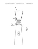 DEVICE AND METHOD FOR CONTROLLING VORTEX STRUCTURES IN A TURBULENT AIR JET diagram and image