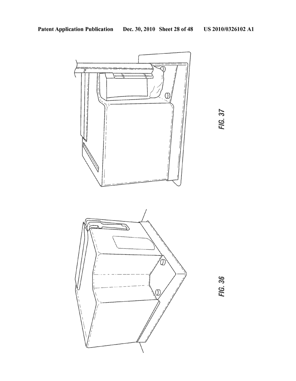 INSULATED ICE COMPARTMENT FOR BOTTOM MOUNT REFRIGERATOR WITH CONTROLLED DAMPER - diagram, schematic, and image 29