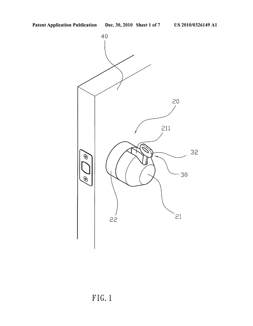 Lock Device Having A Hidden Locking Unit - diagram, schematic, and image 02