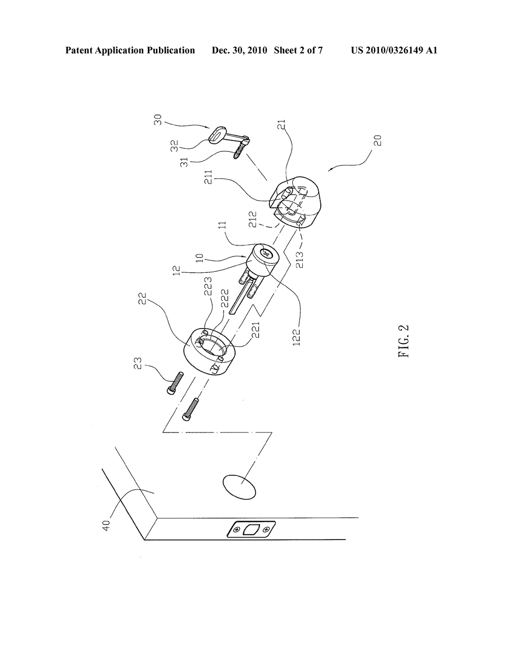 Lock Device Having A Hidden Locking Unit - diagram, schematic, and image 03