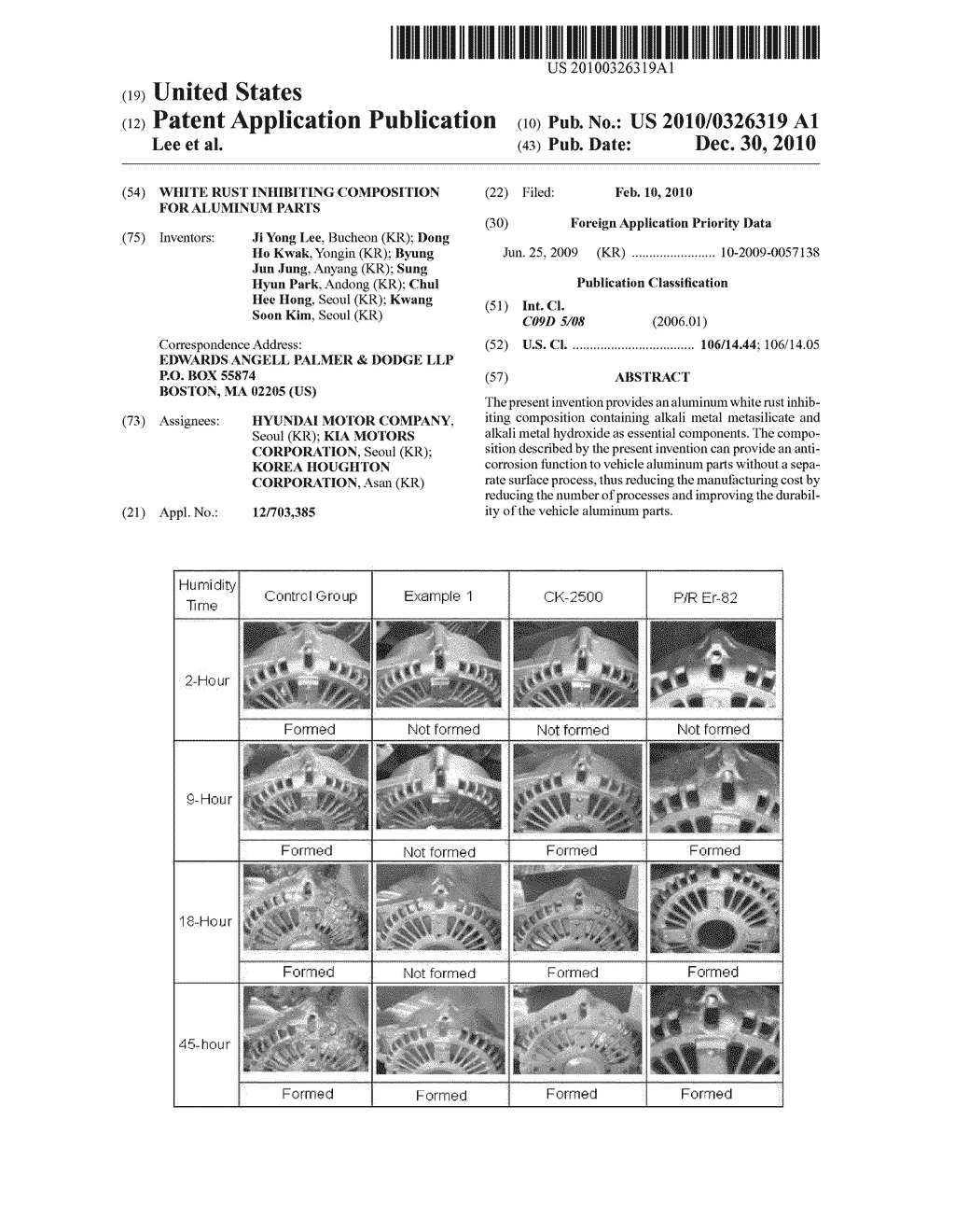 WHITE RUST INHIBITING COMPOSITION FOR ALUMINUM PARTS - diagram, schematic, and image 01