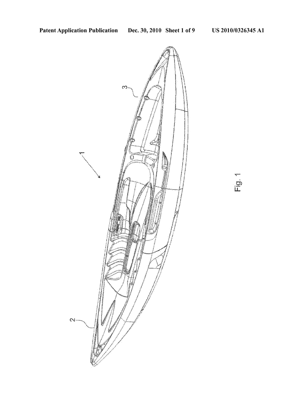 CANOE WITH MULTIPLE HULL SECTIONS - diagram, schematic, and image 02