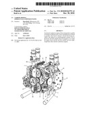 Narrow profile horizontally-opposed engine diagram and image