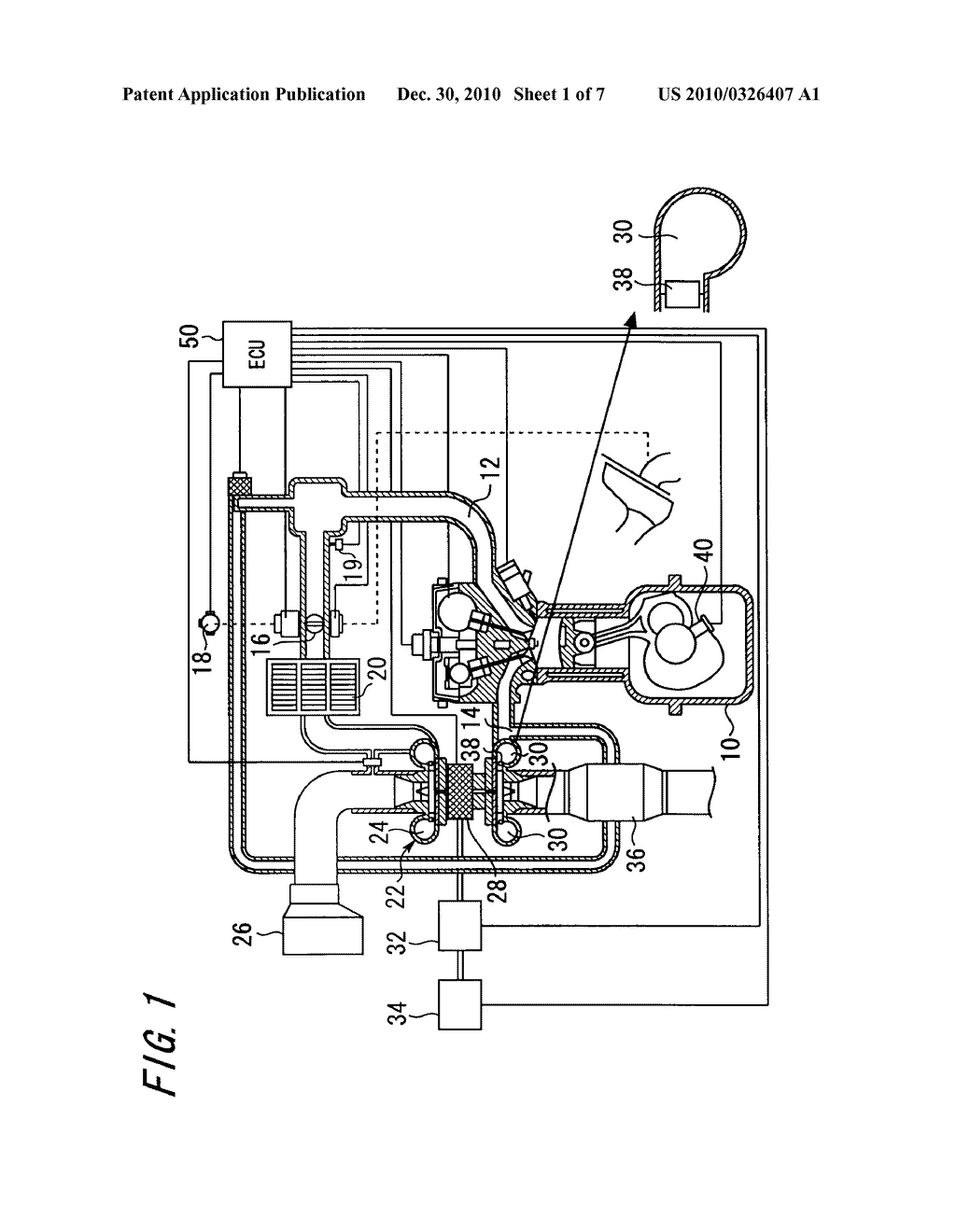 SUPERCHARGING CONTROL SYSTEM OF AN INTERNAL COMBUSTION ENEGINE - diagram, schematic, and image 02