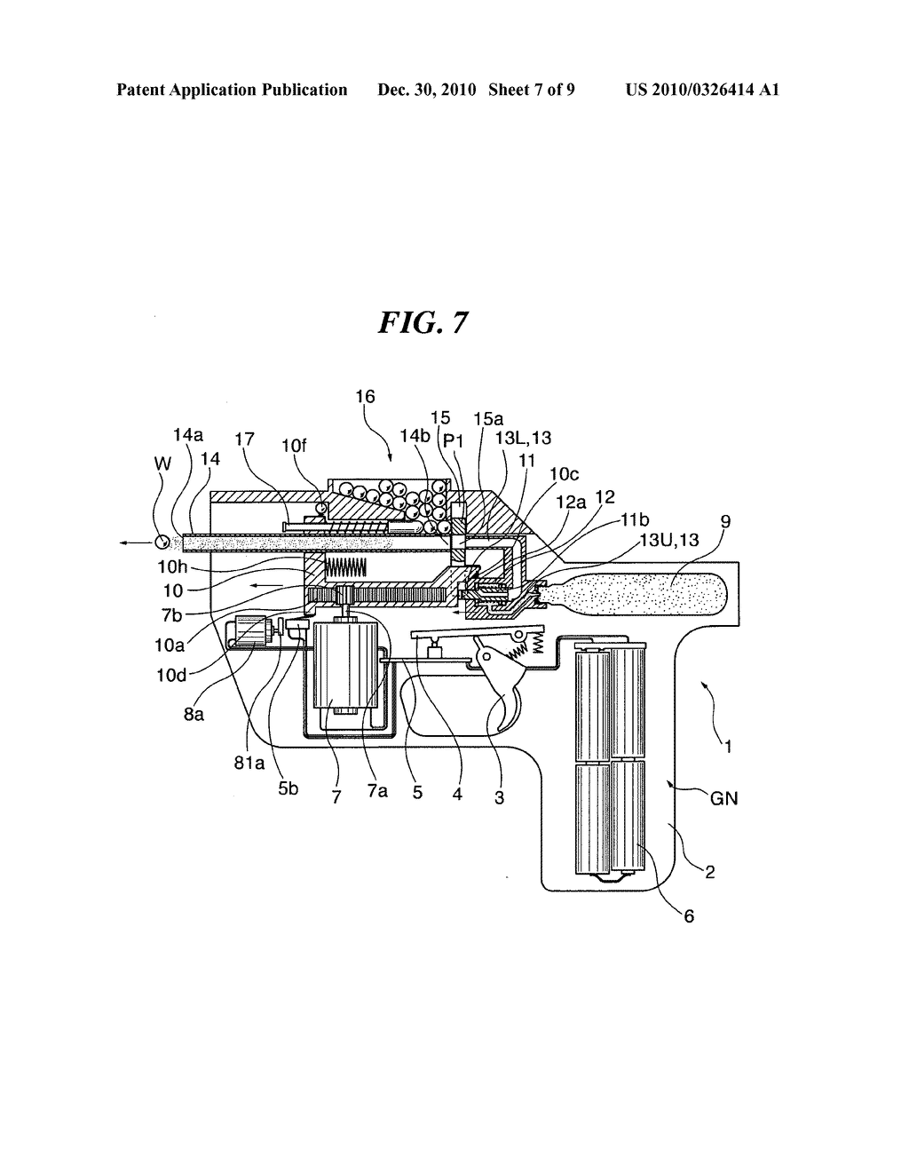 Electric air gun - diagram, schematic, and image 08