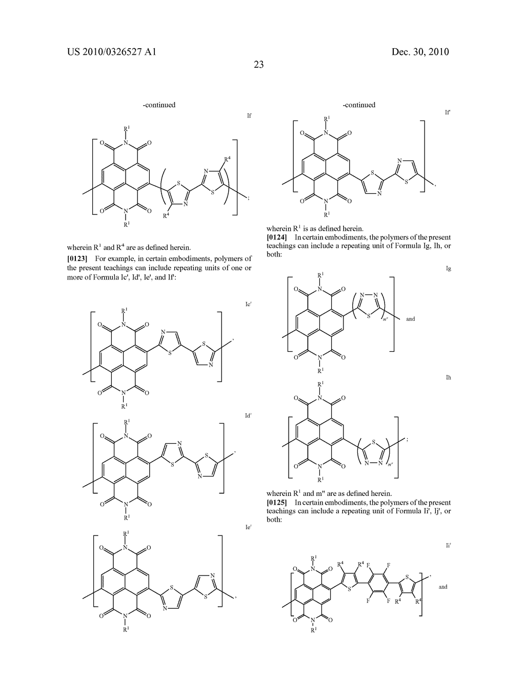 NAPHTALENE-IMIDE SEMICONDUCTOR POLYMERS - diagram, schematic, and image 42