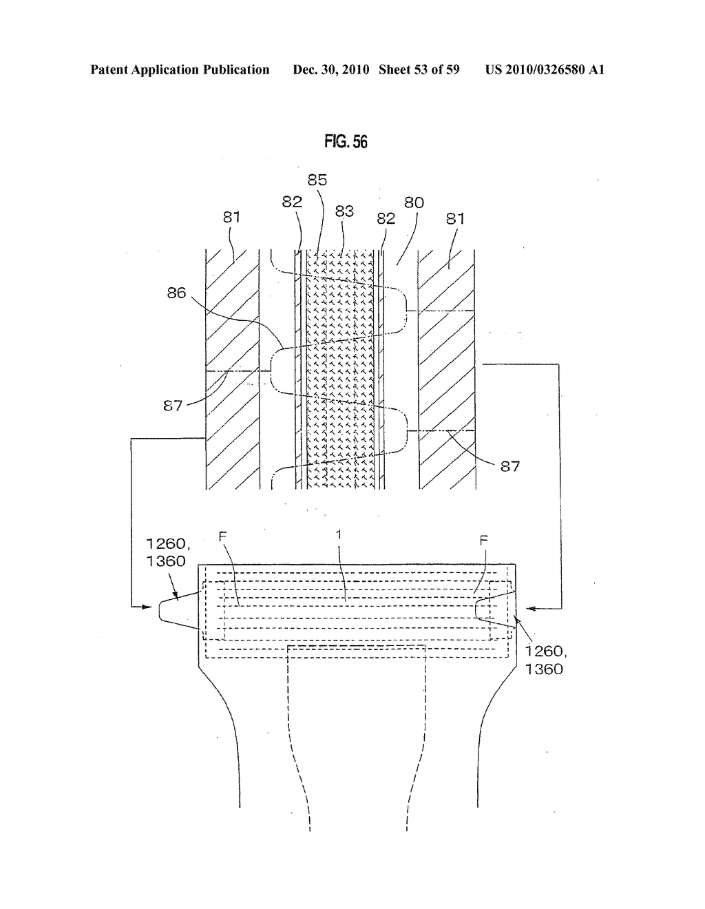 Method for manufacturing an absorbent body of a body fluid absorbing article - diagram, schematic, and image 54