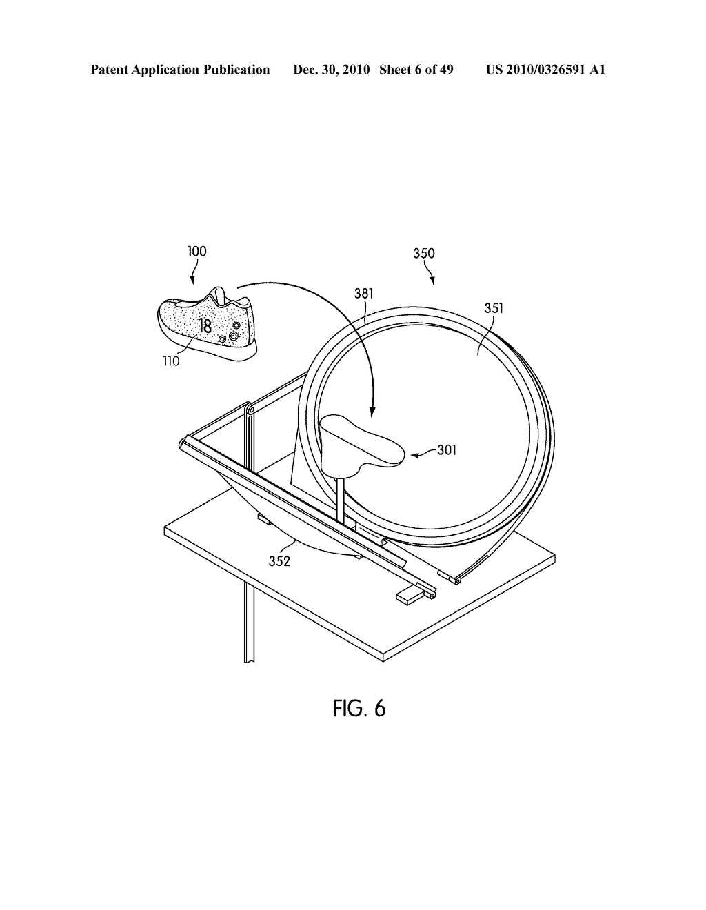 METHOD OF CUSTOMIZING AN ARTICLE AND APPARATUS INCLUDING AN INFLATABLE MEMBER - diagram, schematic, and image 07