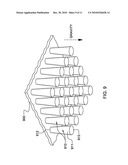 CONDENSER FIN STRUCTURES FACILITATING VAPOR CONDENSATION COOLING OF COOLANT diagram and image