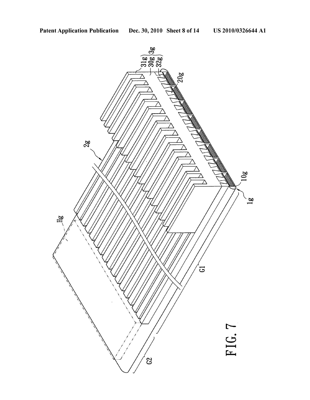 Plane-type heat-dissipating structure with high heat-dissipating effect and method formanufacturing the same - diagram, schematic, and image 09