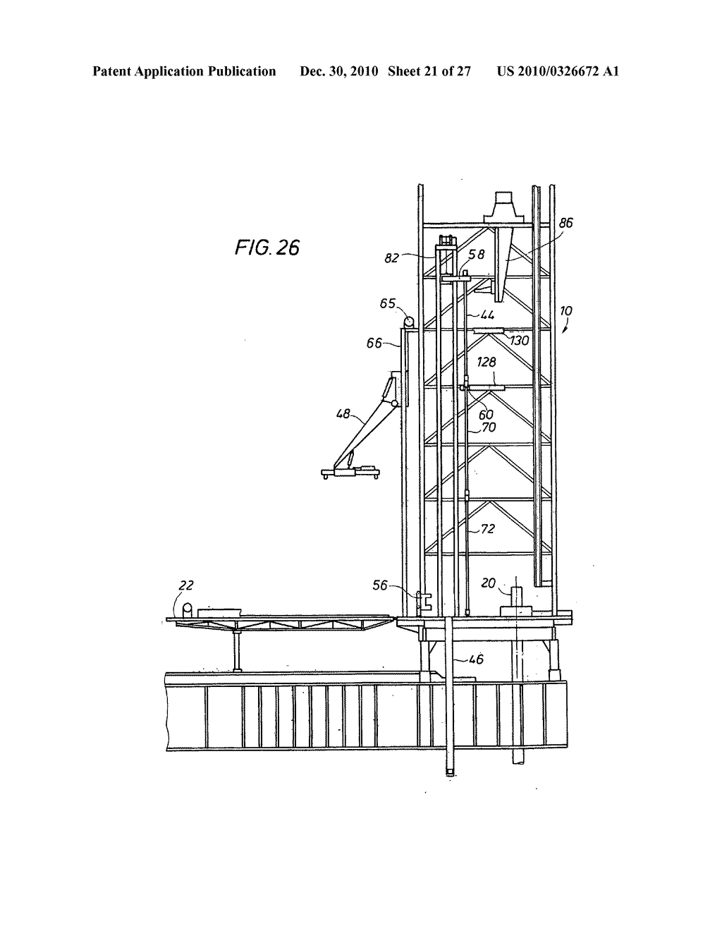 Simultaneous tubular handling system - diagram, schematic, and image 22