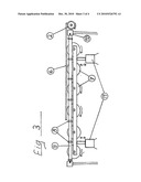 METHOD AND DEVICE FOR CONVEYING AND ROTATING IMPACT-SENSITIVE PANELS IN ULTRA CLEAN ROOMS diagram and image