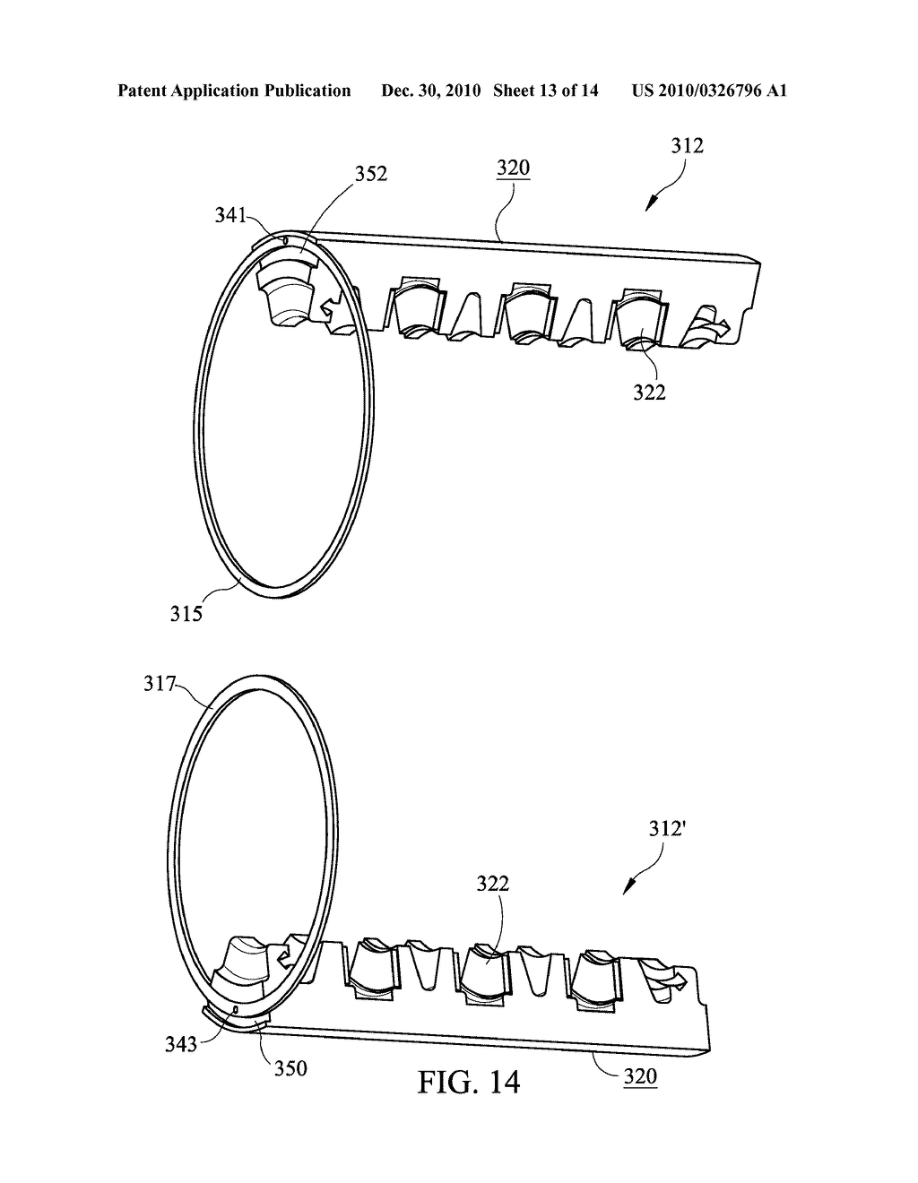 METHODS AND APPARATUSES FOR TRANSFERRING DISCRETE ARTICLES BETWEEN CARRIERS - diagram, schematic, and image 14