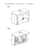 DEVICE FOR SWITCHING AN ELECTRICAL SWITCH ON AND OFF diagram and image