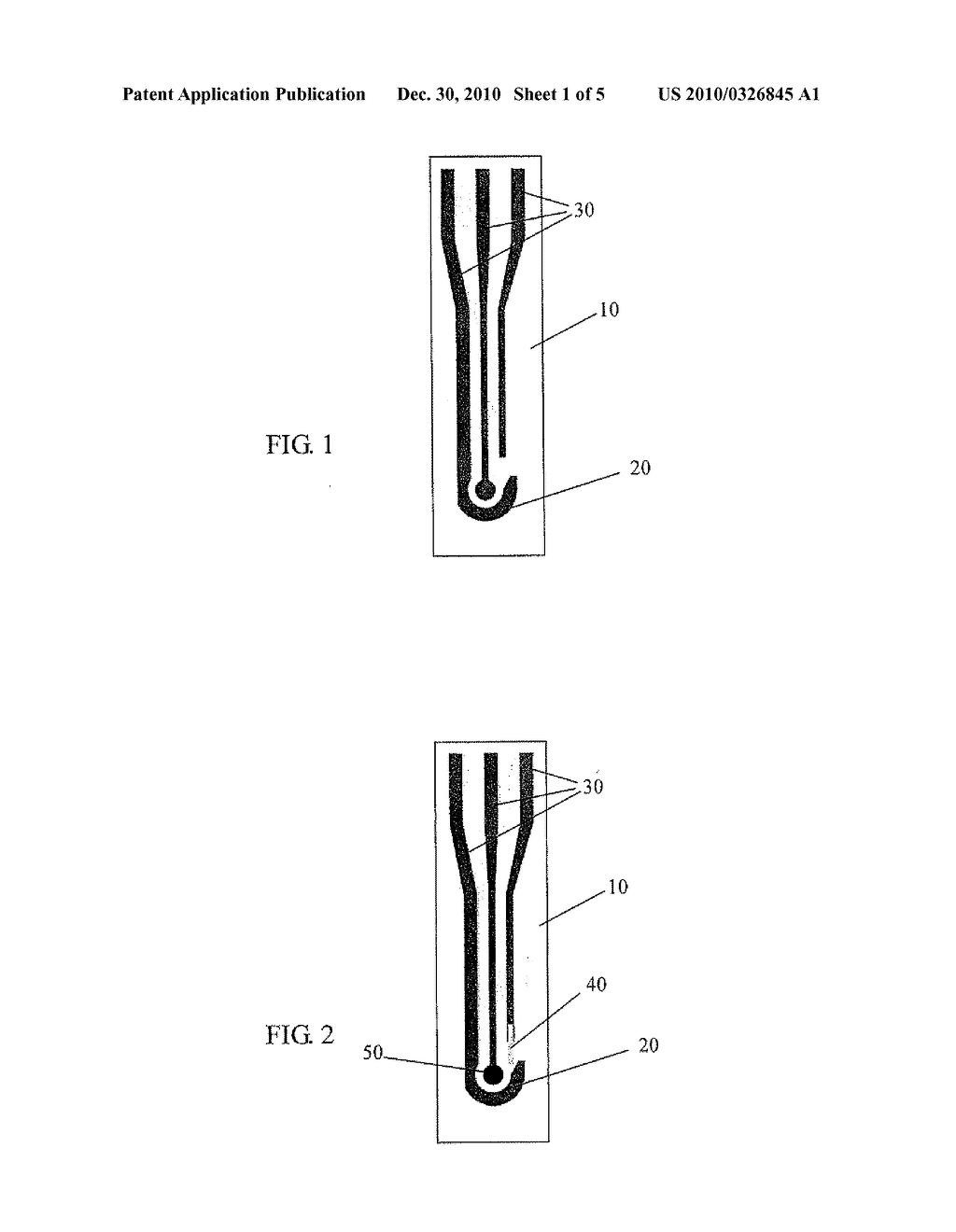 METHOD AND ELECTROCHEMICAL SENSING STRIP WITH SCREEN-PRINTED THREE ELECTRODES FOR DETERMINING CONCENTRATION OF DISSOLVED OXYGEN IN A SOLUTION - diagram, schematic, and image 02