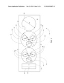 SYSTEM FOR POSITIONING BOTTLES IN A BASKET diagram and image