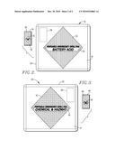 SYSTEM FOR RAPID IDENTIFICATION AND USE OF PROPER SPILL REMEDIATION MATERIALS diagram and image