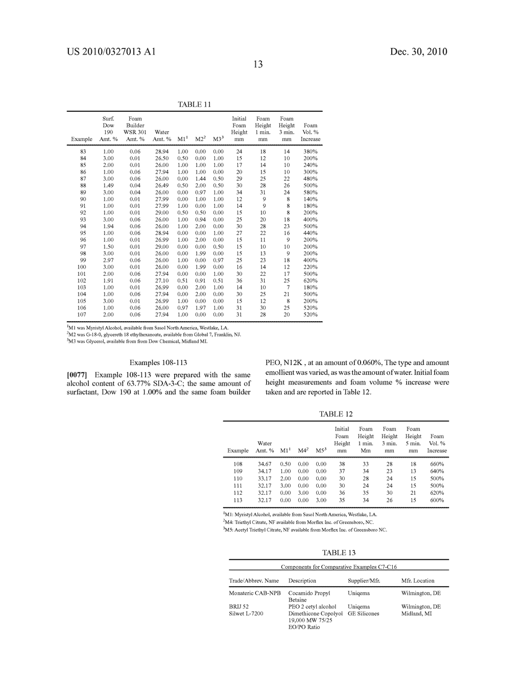 FOAMABLE ALCOHOL COMPOSITIONS, SYSTEMS AND METHODS OF USE - diagram, schematic, and image 14