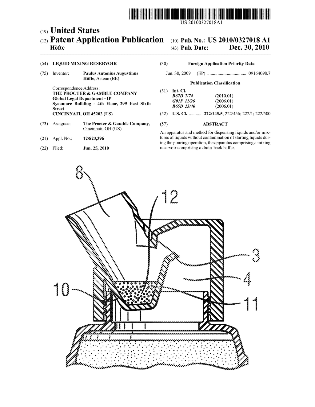 LIQUID MIXING RESERVOIR - diagram, schematic, and image 01