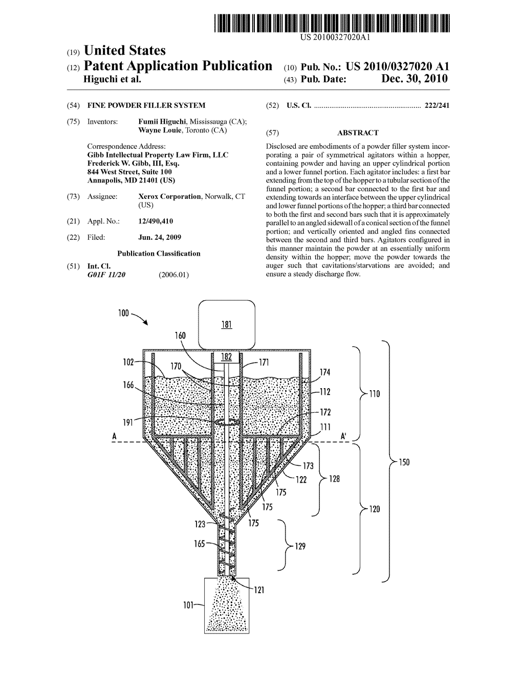 FINE POWDER FILLER SYSTEM - diagram, schematic, and image 01