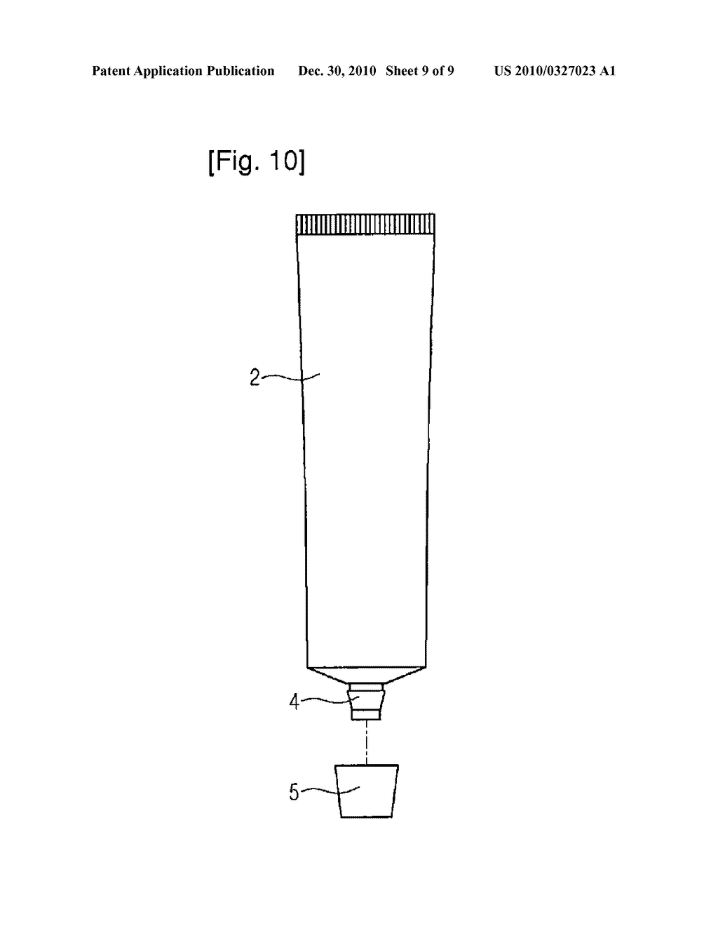 AIR PUMP TYPE OPERATION DEVICE AND A CONTAINER USING THE SAME - diagram, schematic, and image 10