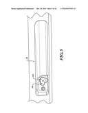 VEHICLE ARTICLE CARRIER HAVING RELEASABLE AND STOWABLE CROSS BARS diagram and image