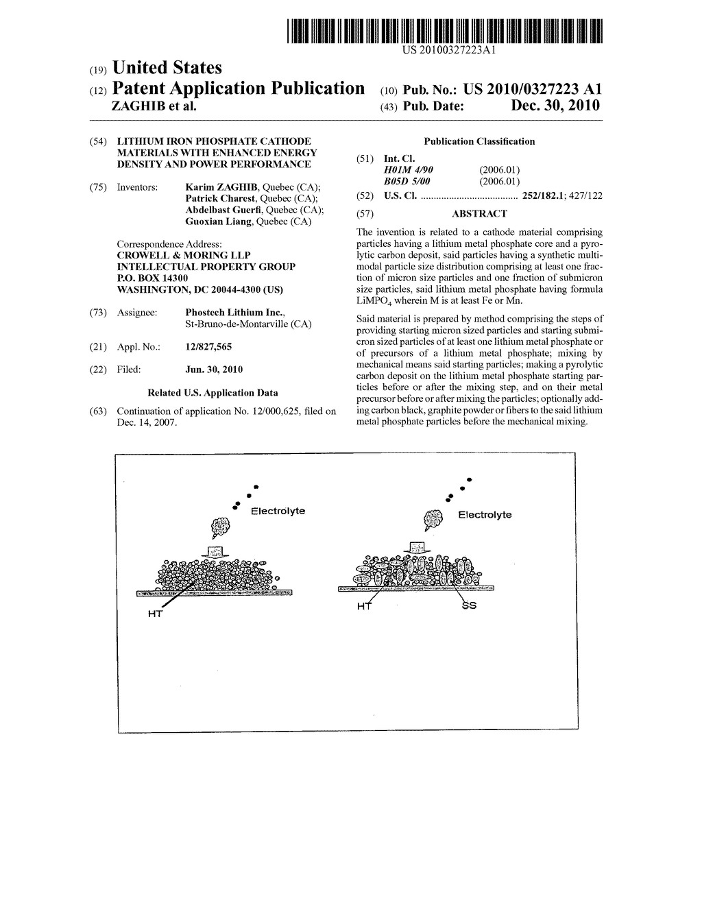 Lithium Iron Phosphate Cathode Materials With Enhanced Energy Density And Power Performance - diagram, schematic, and image 01