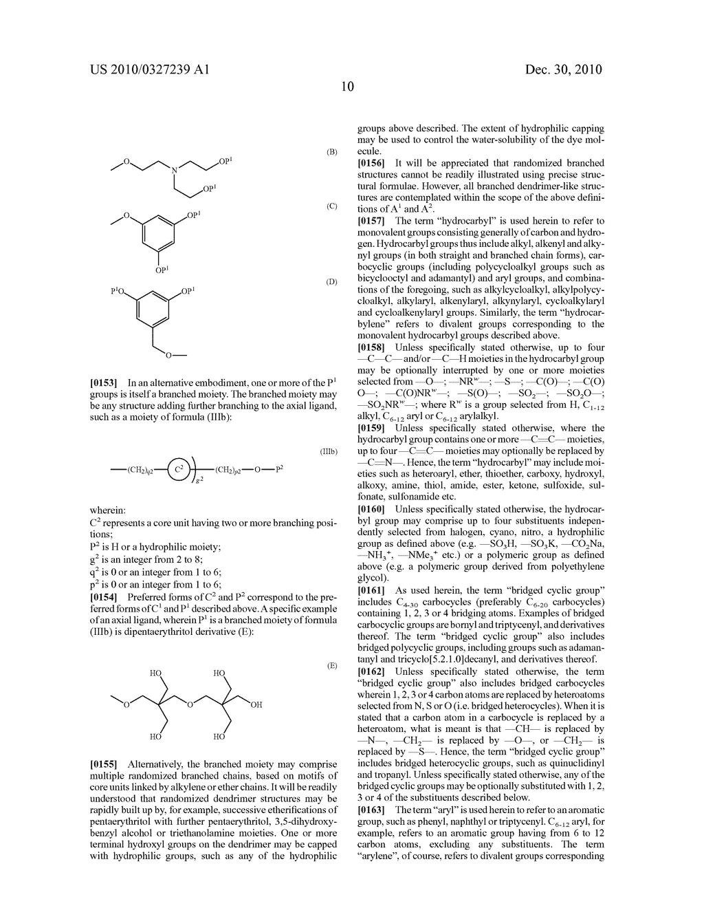 INKJET CONTAINING PHTHALOCYANINE DYE WITH NON-PLANAR GROUPS - diagram, schematic, and image 41