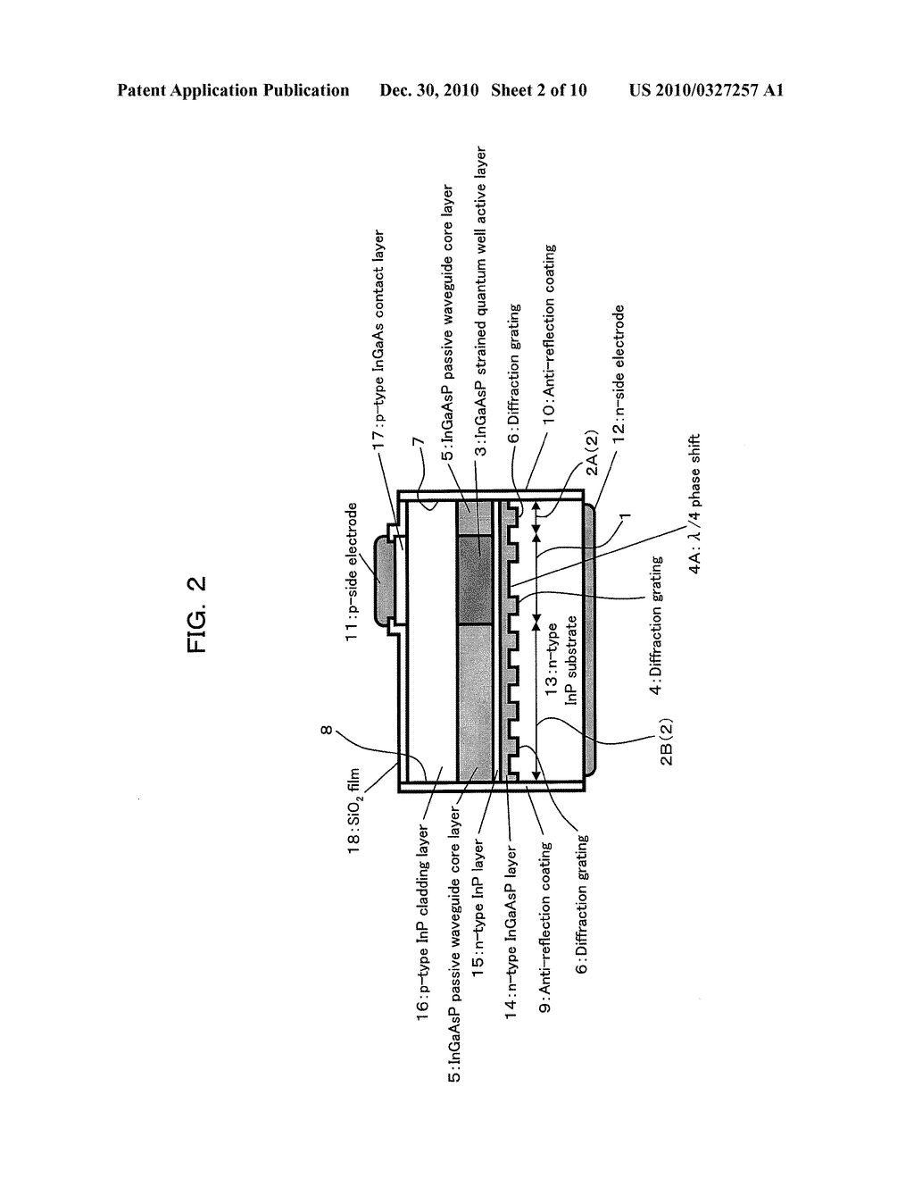 OPTICAL SEMICONDUCTOR DEVICE AND METHOD FOR MANUFACTURING THE SAME - diagram, schematic, and image 03