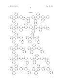  MONOBENZOCHRYSENE DERIVATIVE, A MATERIAL FOR AN ORGANIC ELECTROLUMINESCENCE DEVICE CONTAINING THE SAME, AND AN ORGANIC ELECTROLUMINESCENCE DEVICE USING THE MATERIAL diagram and image