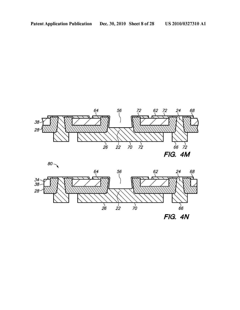 SEMICONDUCTOR CHIP ASSEMBLY WITH POST/BASE/FLANGE HEAT SPREADER AND CAVITY IN FLANGE - diagram, schematic, and image 09