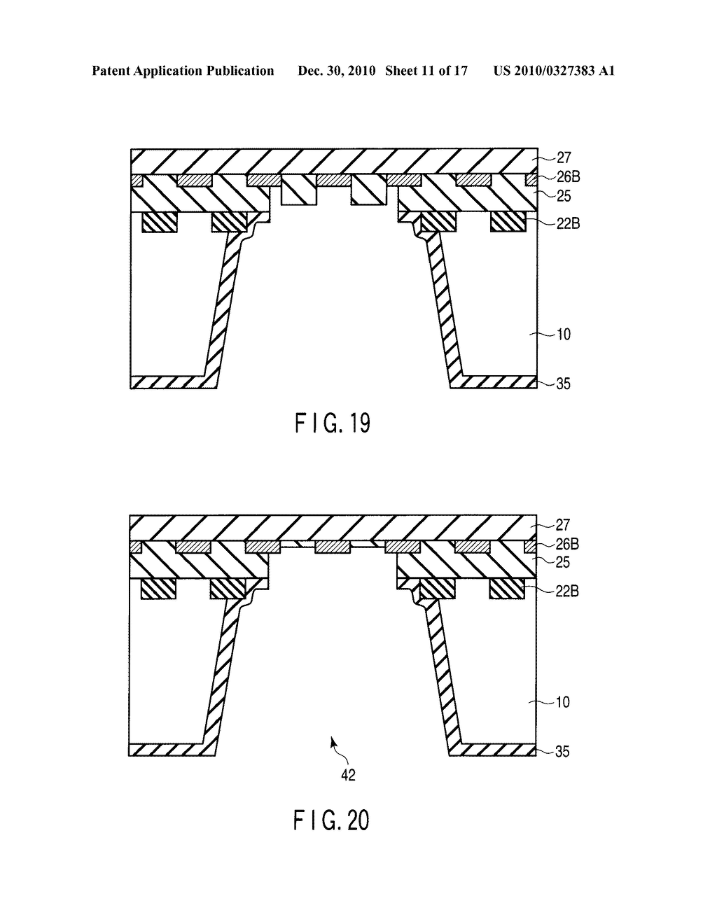 SEMICONDUCTOR DEVICE INCLUDING THROUGH-ELECTRODE AND METHOD OF MANUFACTURING THE SAME - diagram, schematic, and image 12