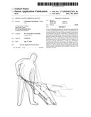 Shovel lifting/throwing device diagram and image