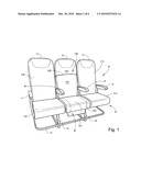 CONVERTIBLE PASSENGER SEAT ASSEMBLY diagram and image