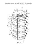 Light-Emitting Diode (LED) Lamp and Polygonal Heat-Dissipation Structure Thereof diagram and image