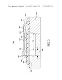 ACOUSTIC RESONATOR STRUCTURE HAVING AN ELECTRODE WITH A CANTILEVERED PORTION diagram and image