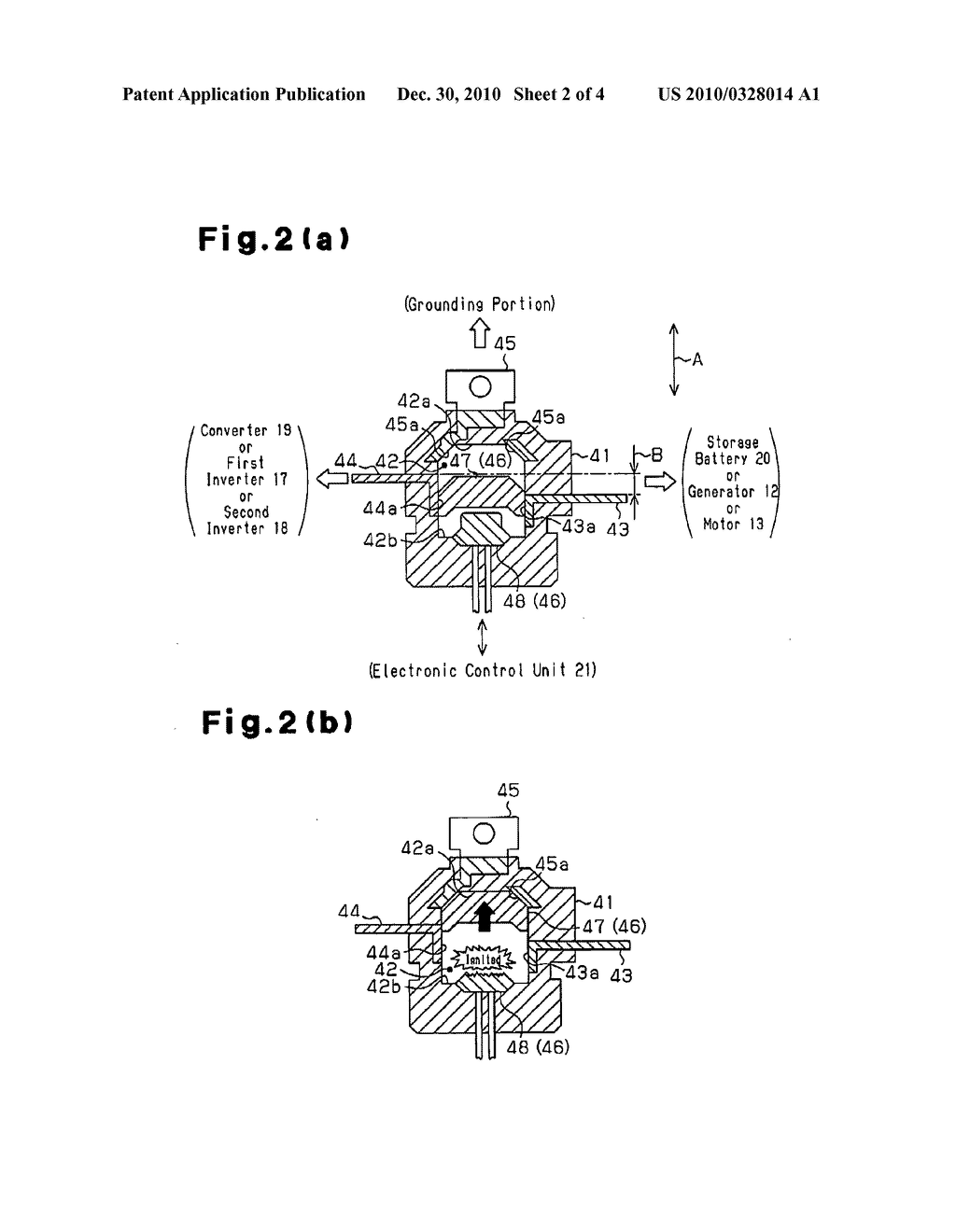 Electric circuit breaker apparatus for vehicle - diagram, schematic, and image 03