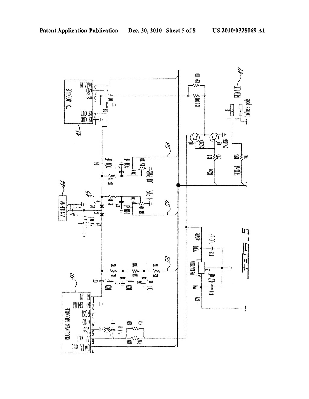 Method for providing a combined theft detection and proximity detection system - diagram, schematic, and image 06