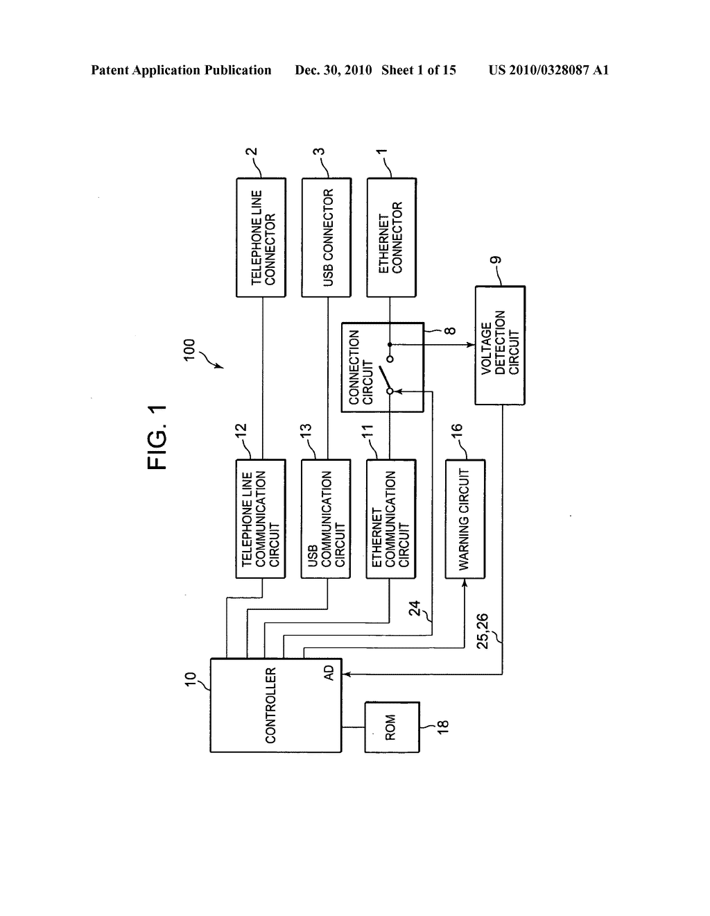 Communication apparatus, connection control method for communication apparatus and method of determining state of communication plug relative to communication connector in communication apparatus - diagram, schematic, and image 02