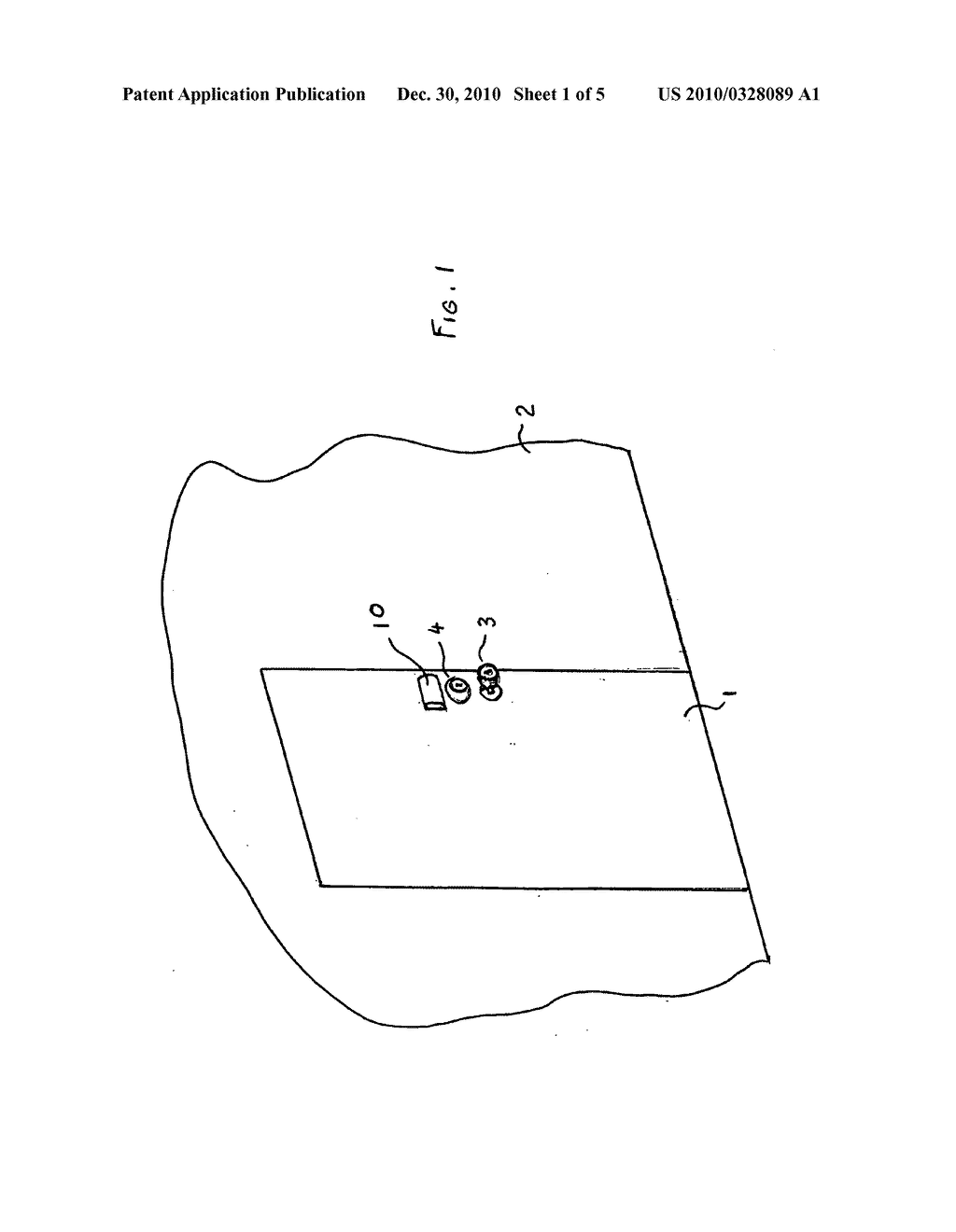 Dead bolt lock reminder using passive receiver - diagram, schematic, and image 02