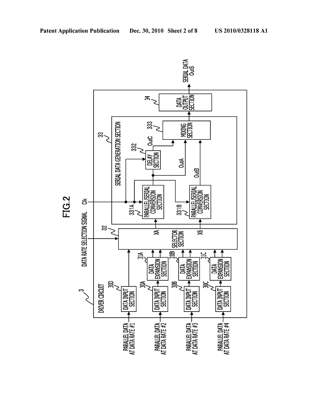 DATA TRANSMITTING CIRCUIT AND METHOD - diagram, schematic, and image 03