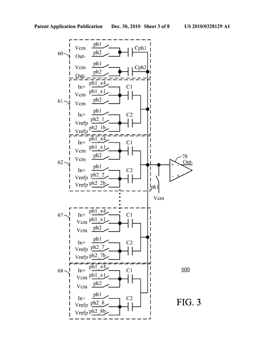 PIPELINE ANALOG-TO-DIGITAL CONVERTER WITH PROGRAMMABLE GAIN FUNCTION - diagram, schematic, and image 04