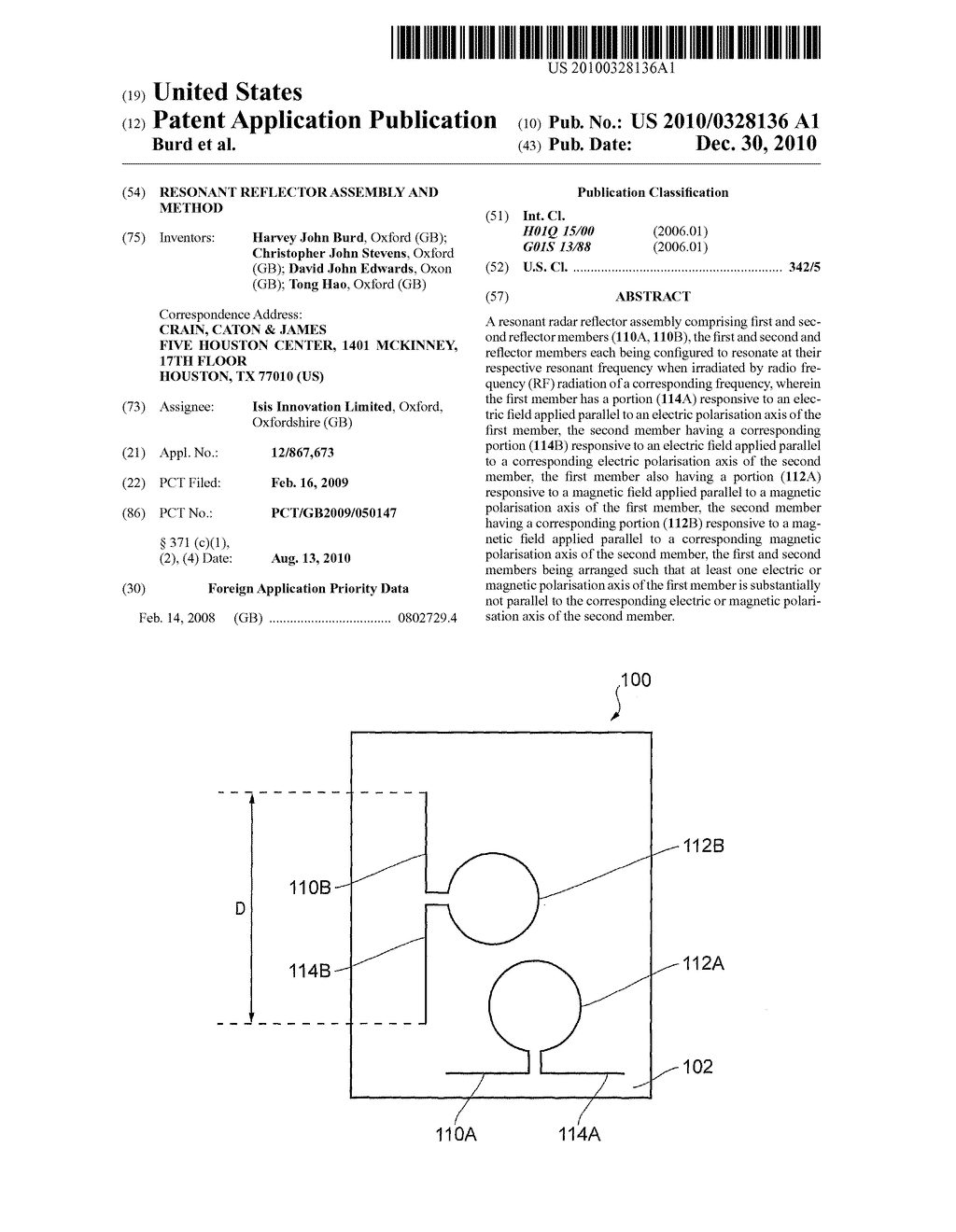 Resonant Reflector Assembly and Method - diagram, schematic, and image 01