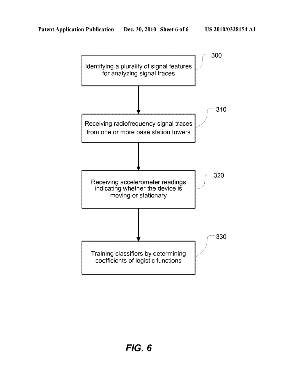 CONTROLLING A GPS RECEIVER BY DETECTING MOTION BASED ON RADIOFREQUENCY SIGNAL TRACES - diagram, schematic, and image 07