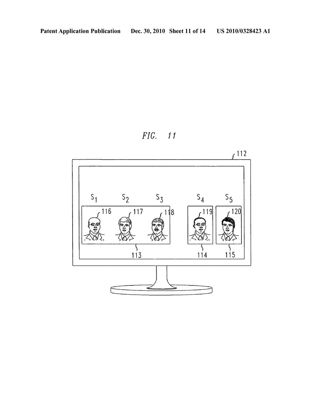 Method and apparatus for improved mactching of auditory space to visual space in video teleconferencing applications using window-based displays - diagram, schematic, and image 12